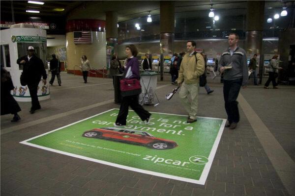 Subway Station Floor Graphic