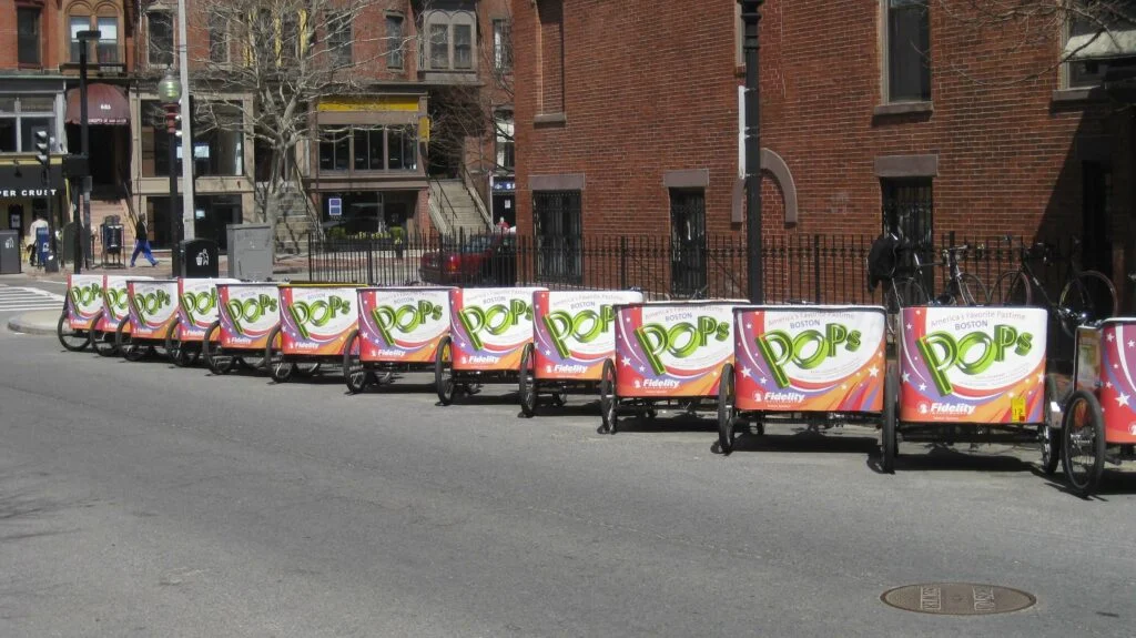 Pedicab Advertising for your Business (Bike Taxis) 2 pedicab bike taxi advertising BSO 2 4 09