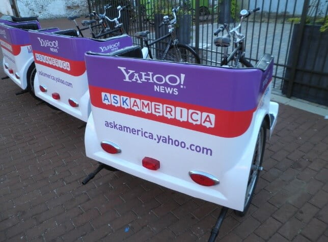 Pedicab Advertising is the perfect vehicle to deliver your company’s or brand’s message to the masses.