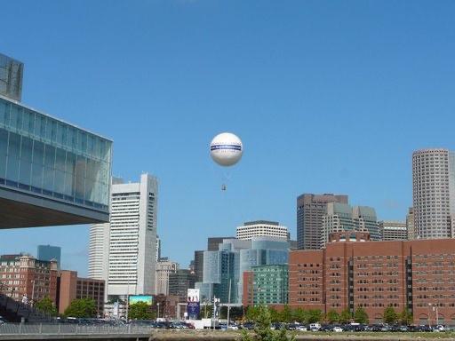 Hot Air Balloons Over Boston