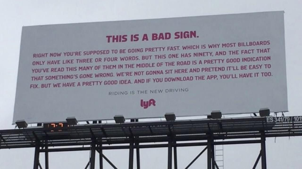 Example of a bad billboard design